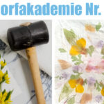 Dorfakademie Nr. 9 Blütendruck mit Caroline