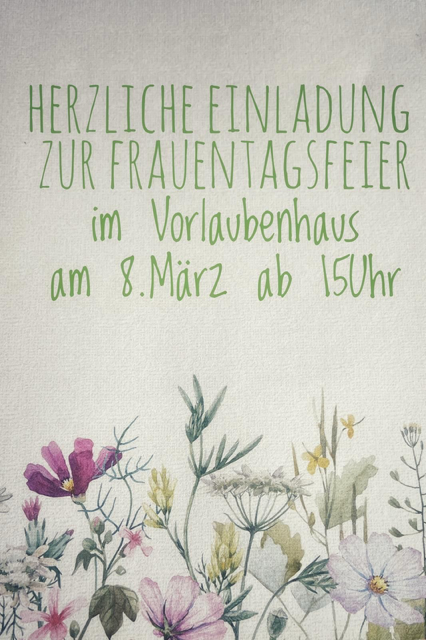 Frauentagsfeier im Vorlaubenhaus